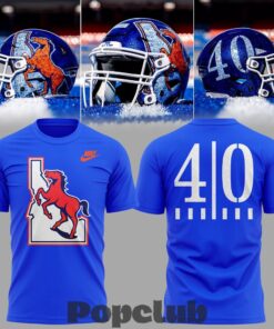 Boise State Broncos Celebrating 40 Years of The Blue Special T-Shirt