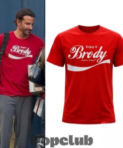 Bradley Cooper in Paris Brody Enjoy It T-Shirt