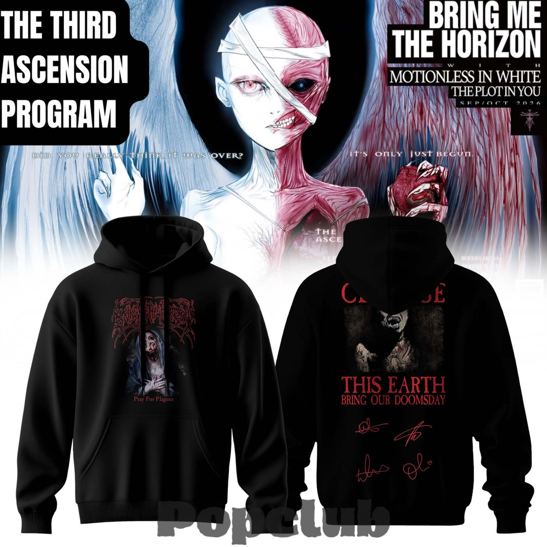 Bring Me The Horizon “The Third Ascension Program 2026” Signature Hoodie Bring Me The Horizon “The Third Ascension Program 2026” Signature Hoodie