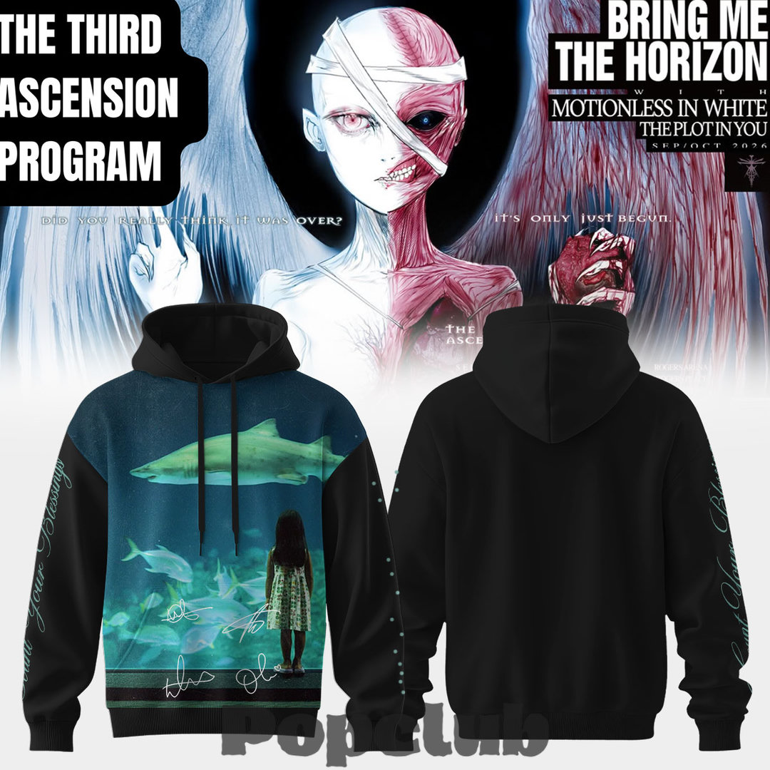 Bring Me The Horizon “The Third Ascension Program 2026” Signature Hoodie Bring Me The Horizon “The Third Ascension Program 2026” Signature Hoodie