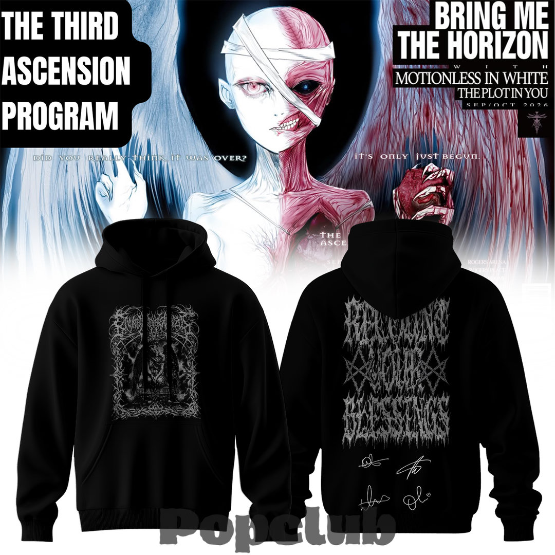 Bring Me The Horizon “The Third Ascension Program 2026” Signature Hoodie Bring Me The Horizon “The Third Ascension Program 2026” Signature Hoodie