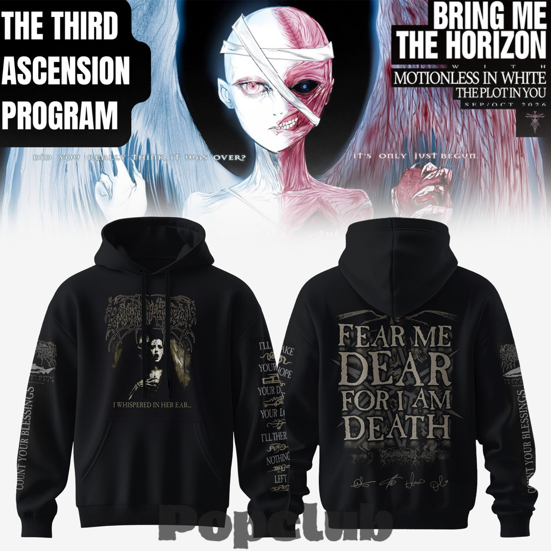Bring Me The Horizon “The Third Ascension Program 2026” Signature Hoodie Bring Me The Horizon “The Third Ascension Program 2026” Signature Hoodie