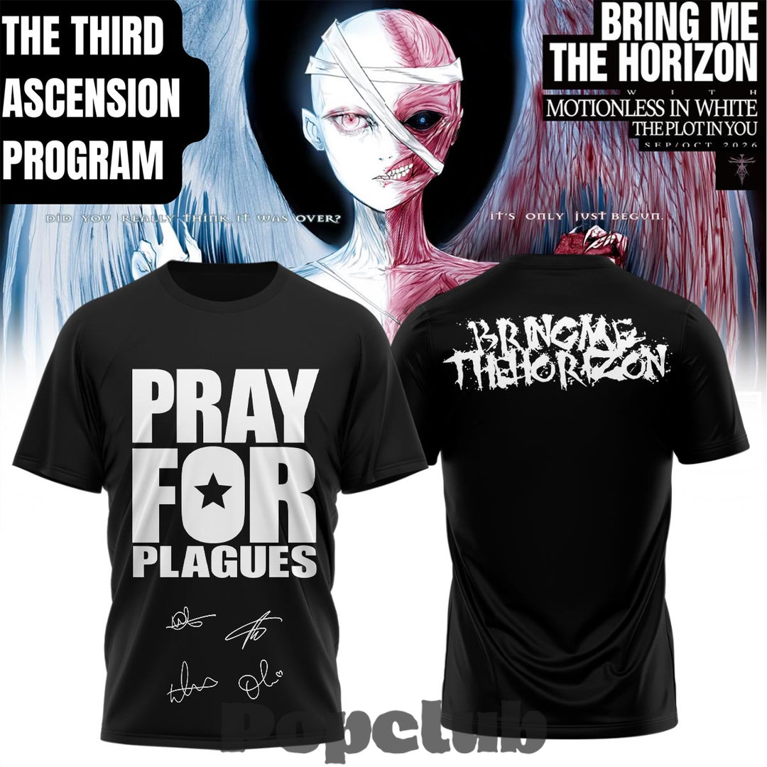 Bring Me The Horizon “The Third Ascension Program 2026” Signature T-Shirt Bring Me The Horizon “The Third Ascension Program 2026” Signature T-Shirt