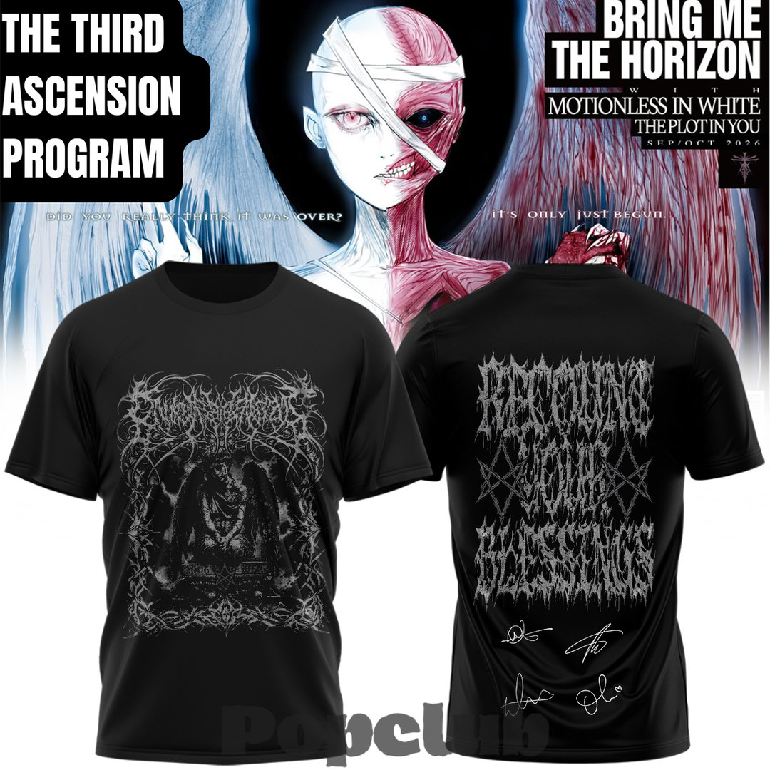 Bring Me The Horizon “The Third Ascension Program 2026” Signature T-Shirt Bring Me The Horizon “The Third Ascension Program 2026” Signature T-Shirt