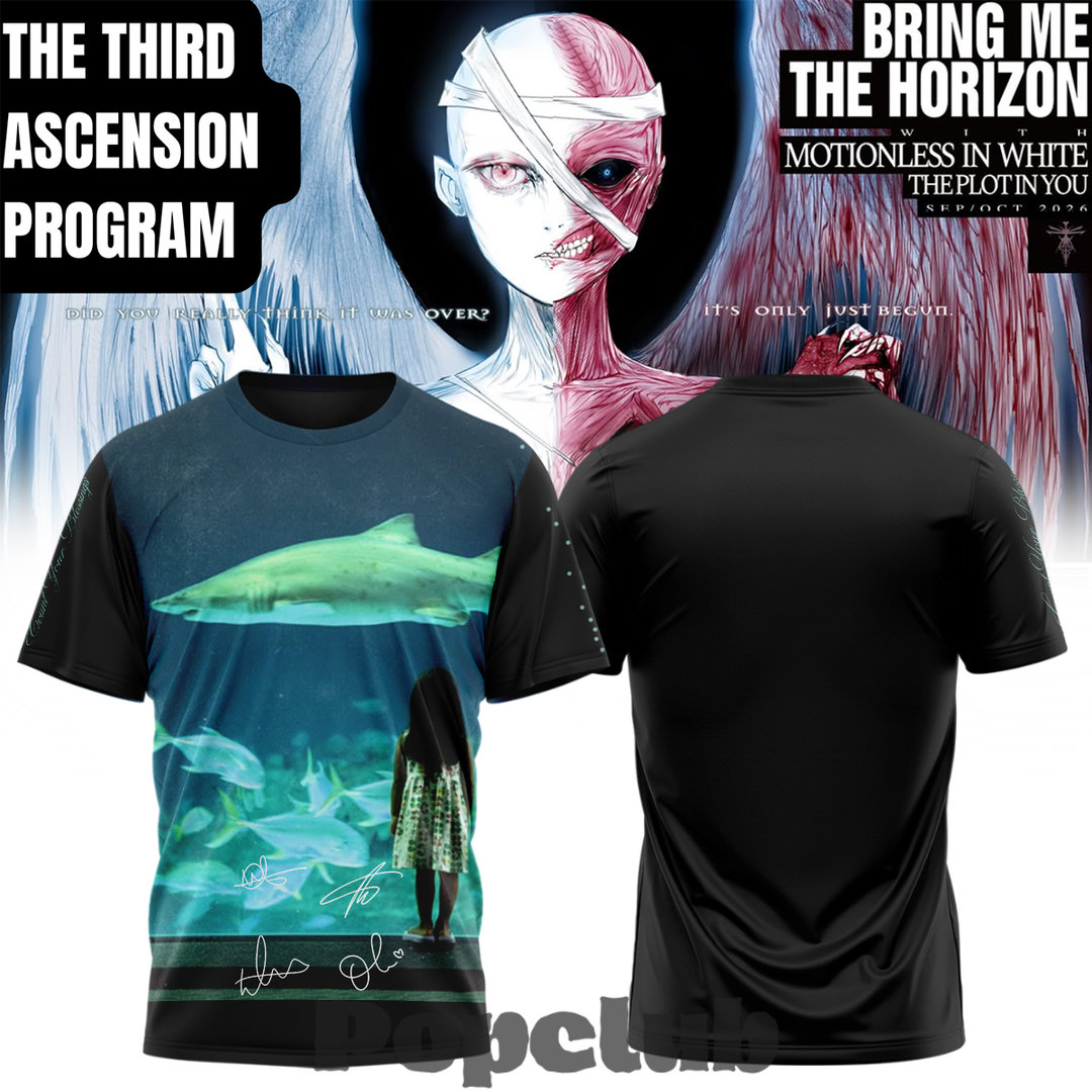 Bring Me The Horizon “The Third Ascension Program 2026” Signature T-Shirt Bring Me The Horizon “The Third Ascension Program 2026” Signature T-Shirt