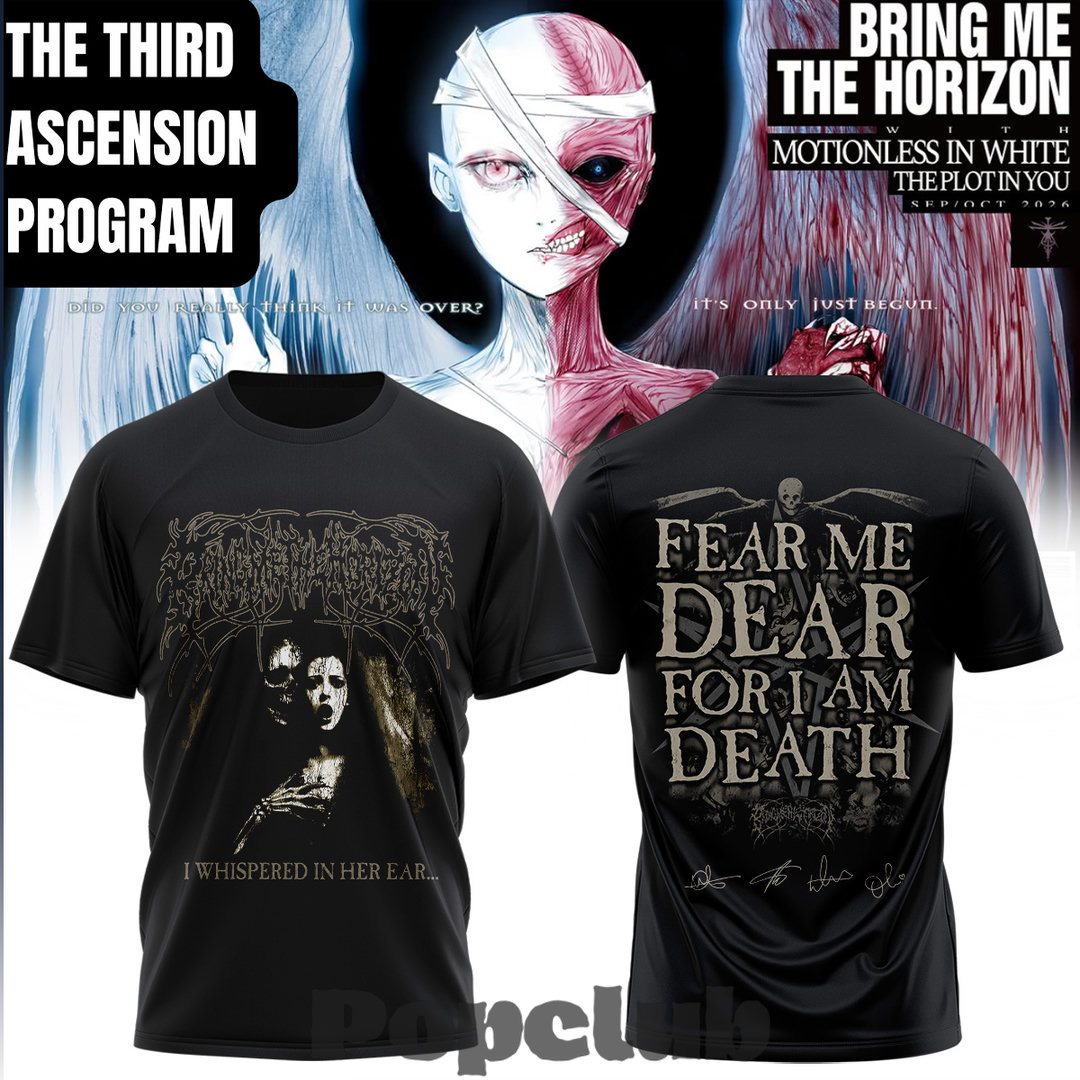 Bring Me The Horizon “The Third Ascension Program 2026” Signature T-Shirt Bring Me The Horizon “The Third Ascension Program 2026” Signature T-Shirt