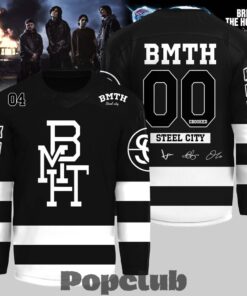 Bring Me the Horizon signed Custom Hockey Jersey