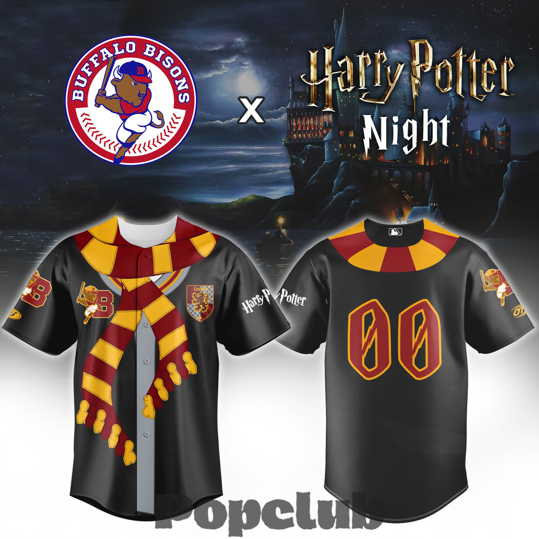 Buffalo Bisons x Harry Potter Night Custom Baseball Jersey Buffalo Bisons x Harry Potter Night Custom Baseball Jersey