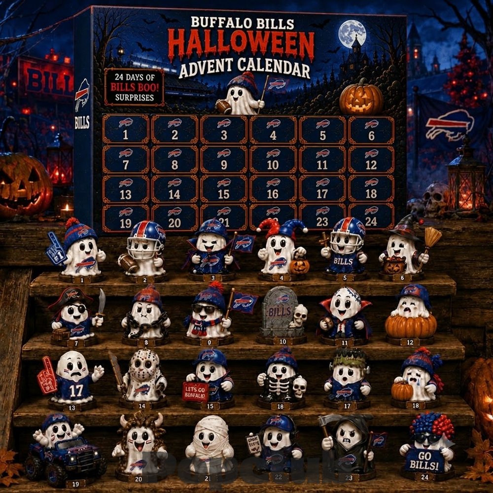 Buffalo Bills Halloween 2026 Advent Calendar 24 Days Countdown Figurine Set Buffalo Bills Halloween 2026 Advent Calendar 24 Days Countdown Figurine Set