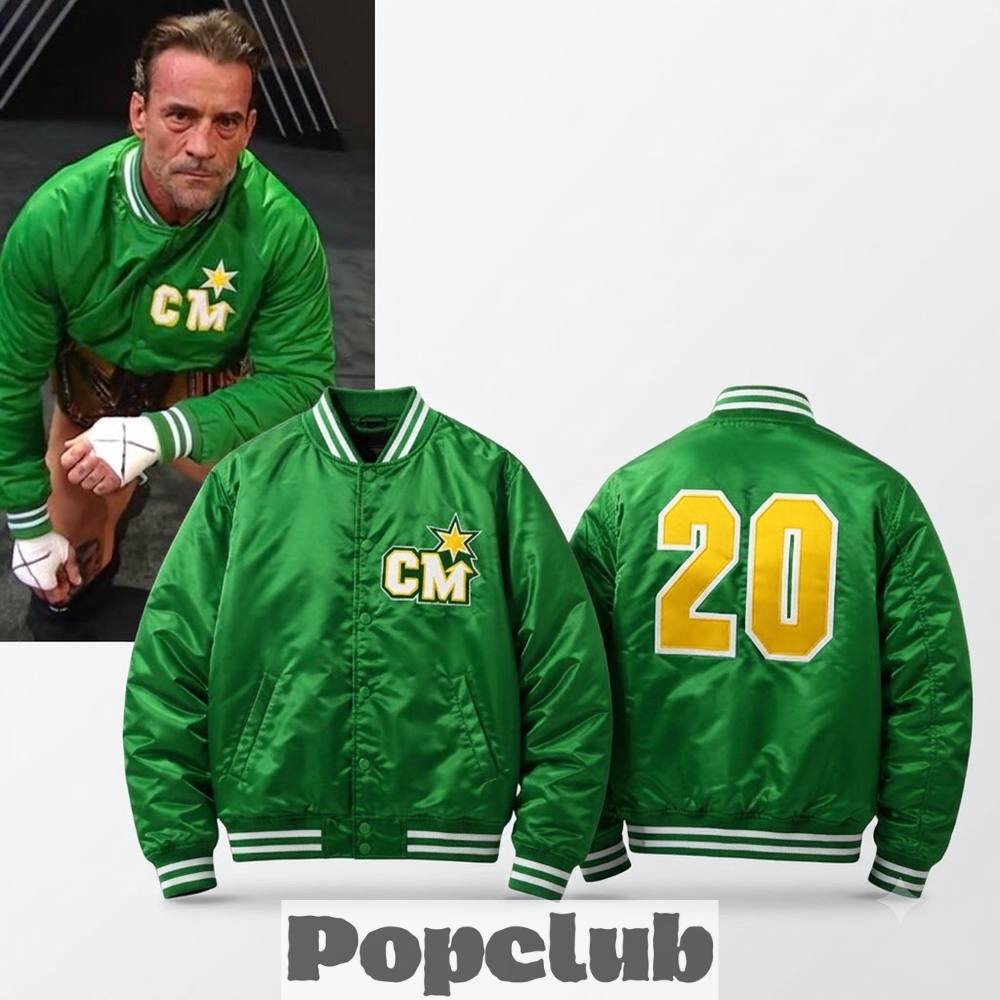 CM Punk SummerSlam 20 Years North Stars Jacket CM Punk SummerSlam 20 Years North Stars Jacket