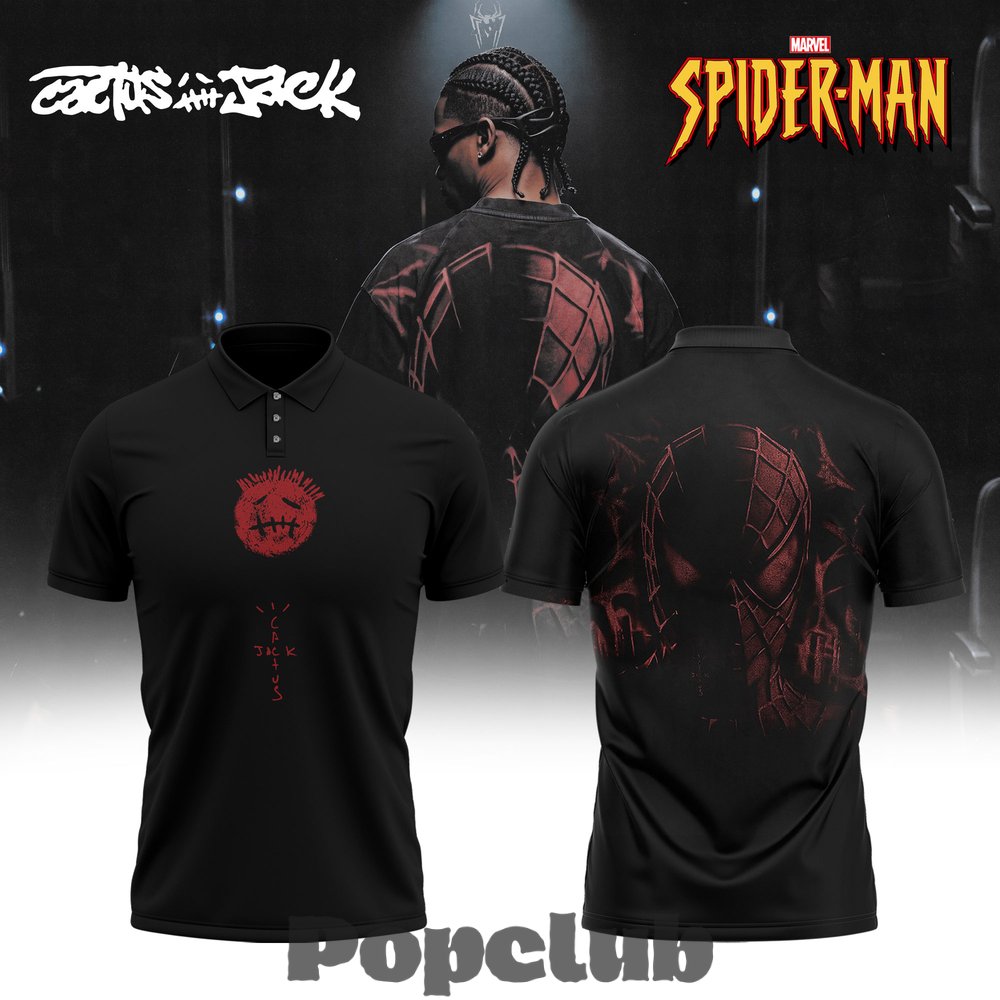 Cactus Jack x SPIDER-MAN Brand New Day Polo Shirt Cactus Jack x SPIDER-MAN Brand New Day Polo Shirt