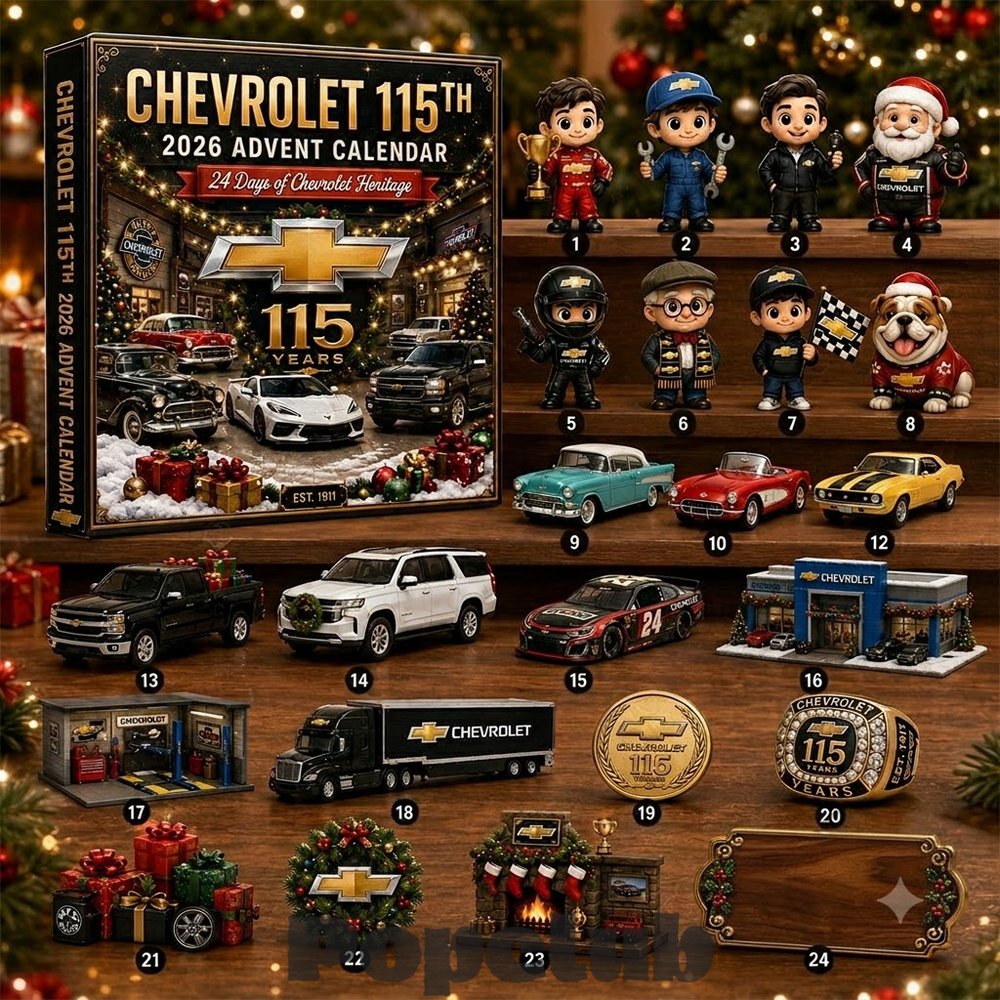 Chevrolet 115th Anniversary Advent Calendar 24 Days of Heritage – Special Edition Chevrolet 115th Anniversary Advent Calendar 24 Days of Heritage – Special Edition