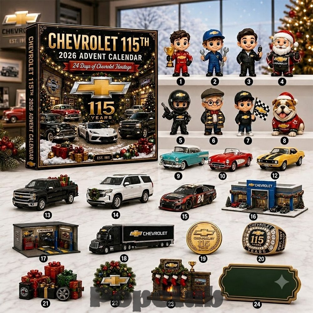 Chevrolet 115th Anniversary Advent Calendar 24 Days of Heritage – Special Edition Chevrolet 115th Anniversary Advent Calendar 24 Days of Heritage – Special Edition