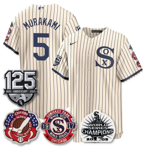 Chicago White Sox 125th Anniversary – W.S Champions Edition Jersey Chicago White Sox 125th Anniversary – W.S Champions Edition Jersey