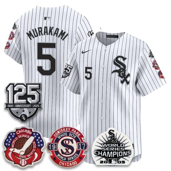 Chicago White Sox 125th Anniversary – W.S Champions Edition Jersey Chicago White Sox 125th Anniversary – W.S Champions Edition Jersey