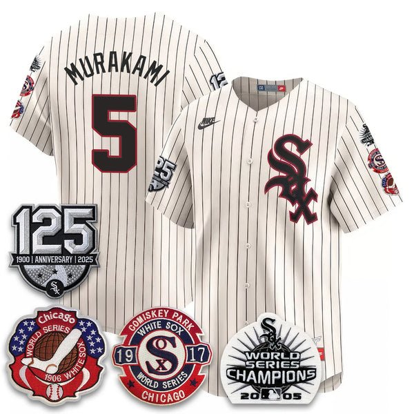 Chicago White Sox 125th Anniversary – W.S Champions Edition Jersey Chicago White Sox 125th Anniversary – W.S Champions Edition Jersey