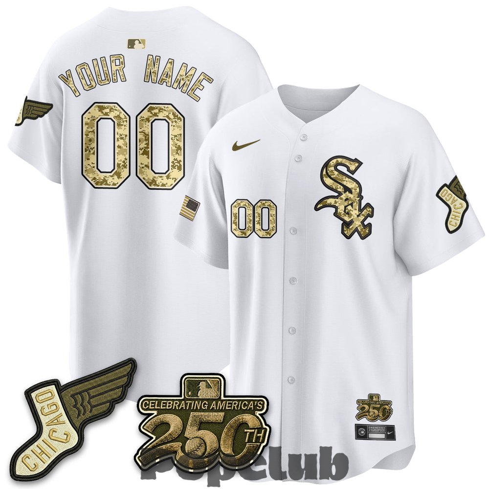 Chicago White Sox Armed Force Day 2026 Custom Baseball Jersey Chicago White Sox Armed Force Day 2026 Custom Baseball Jersey