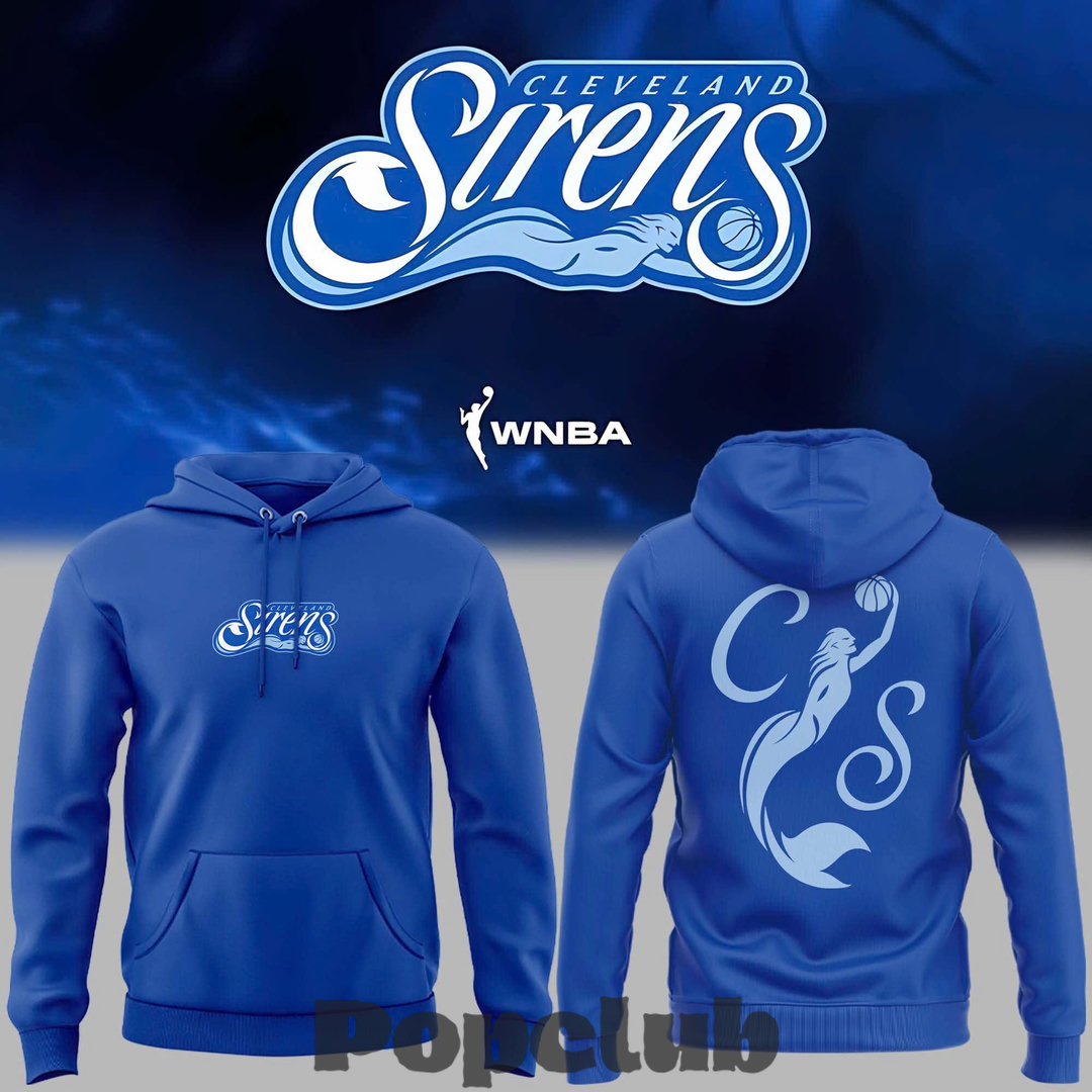 Cleveland Sirens Blue WNBA Hoodie Cleveland Sirens Blue WNBA Hoodie