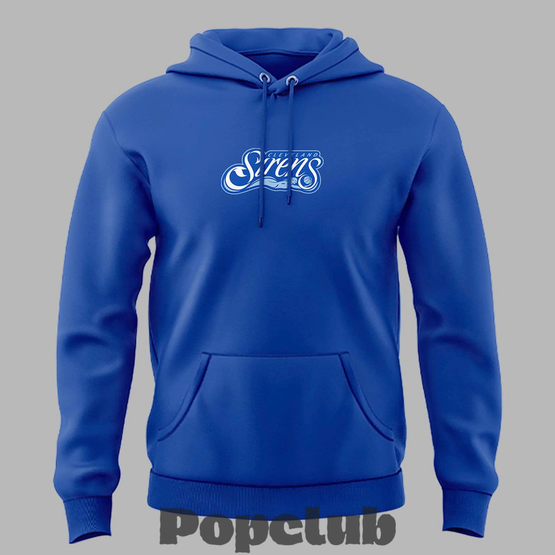 Cleveland Sirens Blue WNBA Hoodie Cleveland Sirens Blue WNBA Hoodie
