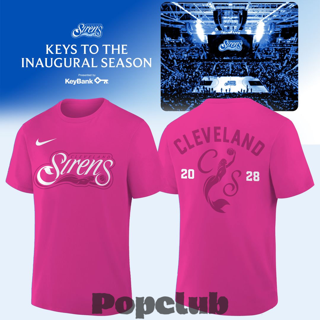 Cleveland Sirens Pink T-Shirt Cleveland Sirens Pink T-Shirt