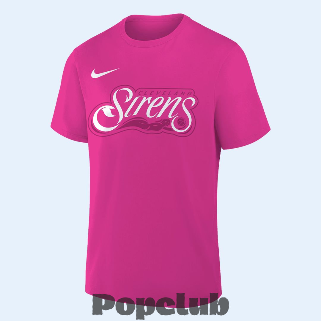 Cleveland Sirens Pink T-Shirt Cleveland Sirens Pink T-Shirt