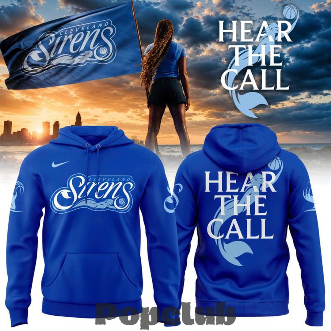 Cleveland Sirens “HEAR THE CALL” Royal Blue Special Hoodie Cleveland Sirens “HEAR THE CALL” Royal Blue Special Hoodie