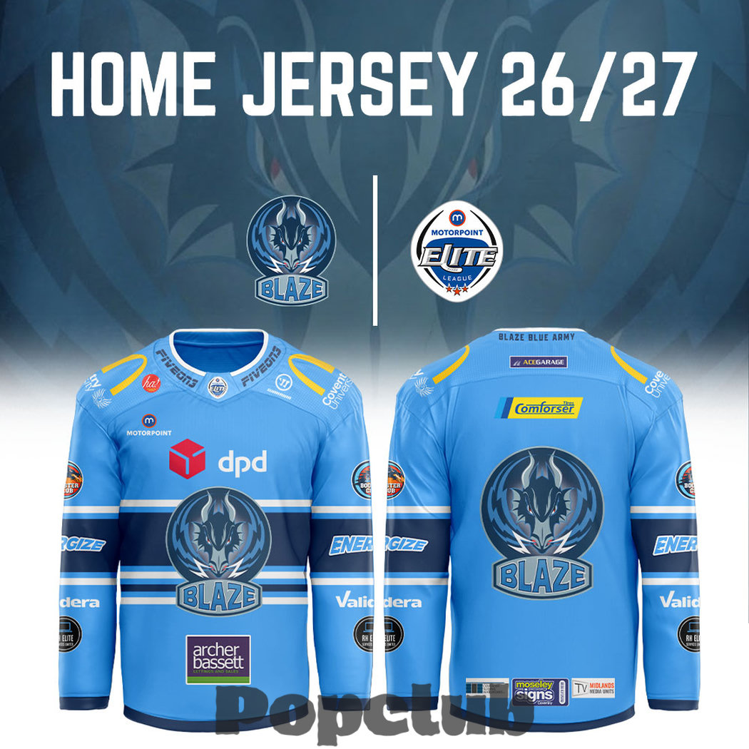 Coventry Blaze Special New 2026/27 Hockey Jersey Coventry Blaze Special New 2026/27 Hockey Jersey