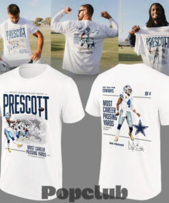 Dallas Cowboys Dak Prescott Signatures Print 2026 Shirt