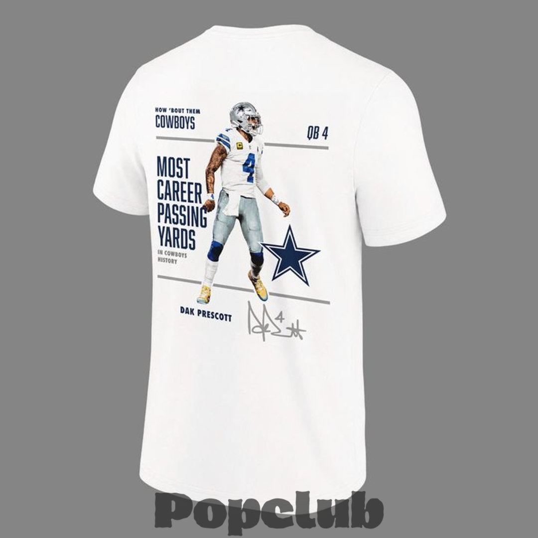 Dallas Cowboys Dak Prescott Signatures Print 2026 Shirt Dallas Cowboys Dak Prescott Signatures Print 2026 Shirt