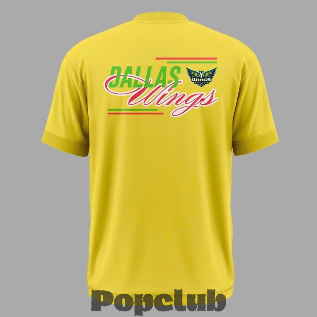 Dallas Wings S Flower 2026 Yellow Shirt Dallas Wings S Flower 2026 Yellow Shirt