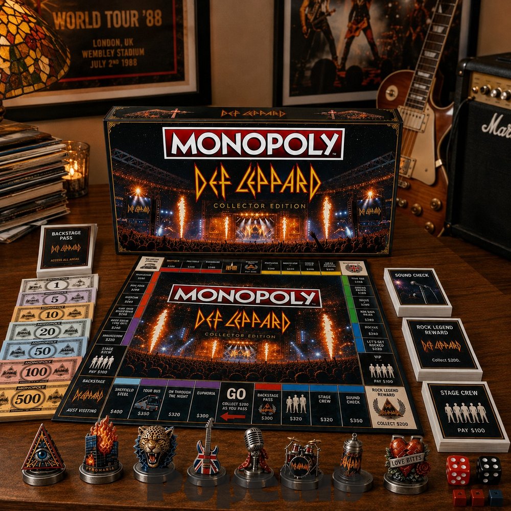 Def Leppard Monopoly Board Game – Limited Edition Def Leppard Monopoly Board Game – Limited Edition