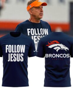 Denver Broncos Follow Jesus T-Shirt