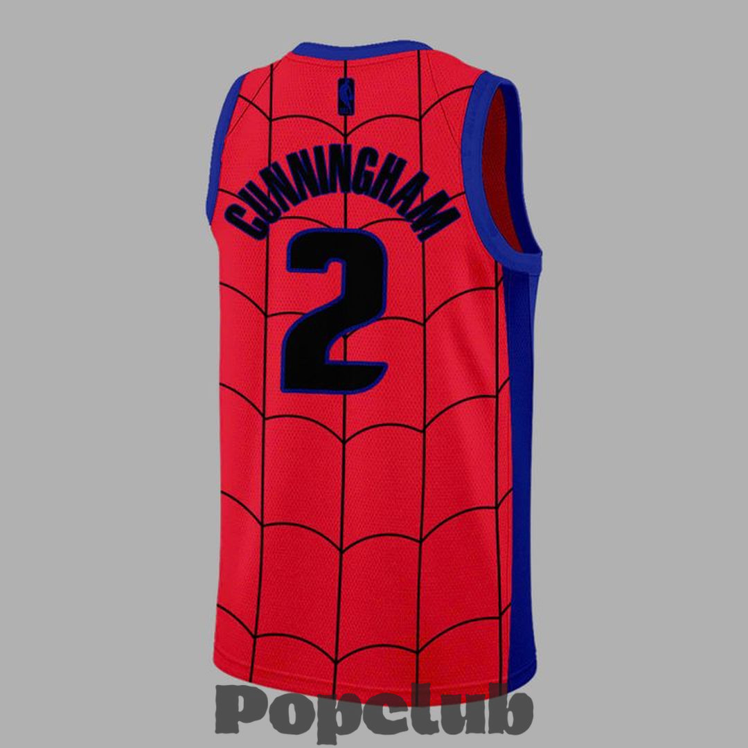 Detroit Pistons Cade Cunningham “Spidey Concept” Jersey Detroit Pistons Cade Cunningham “Spidey Concept” Jersey