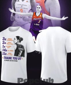 Diana Taurasi White Phoenix Mercury 20 Years 1 Team Portrait T-Shirt
