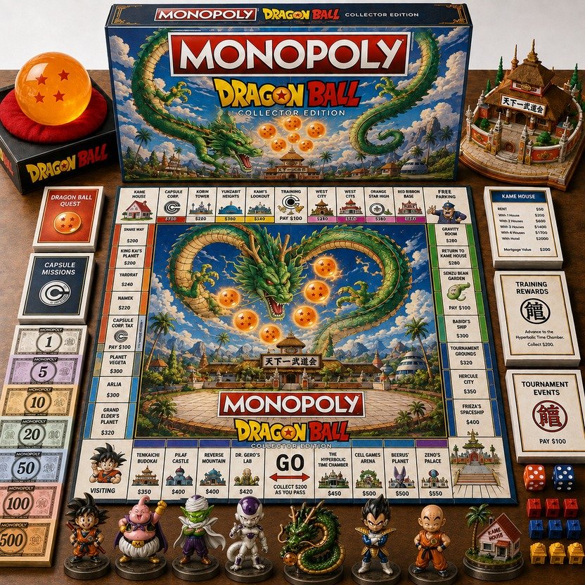 Dragon Ball Monopoly Board Game – Limited Edition Dragon Ball Monopoly Board Game – Limited Edition