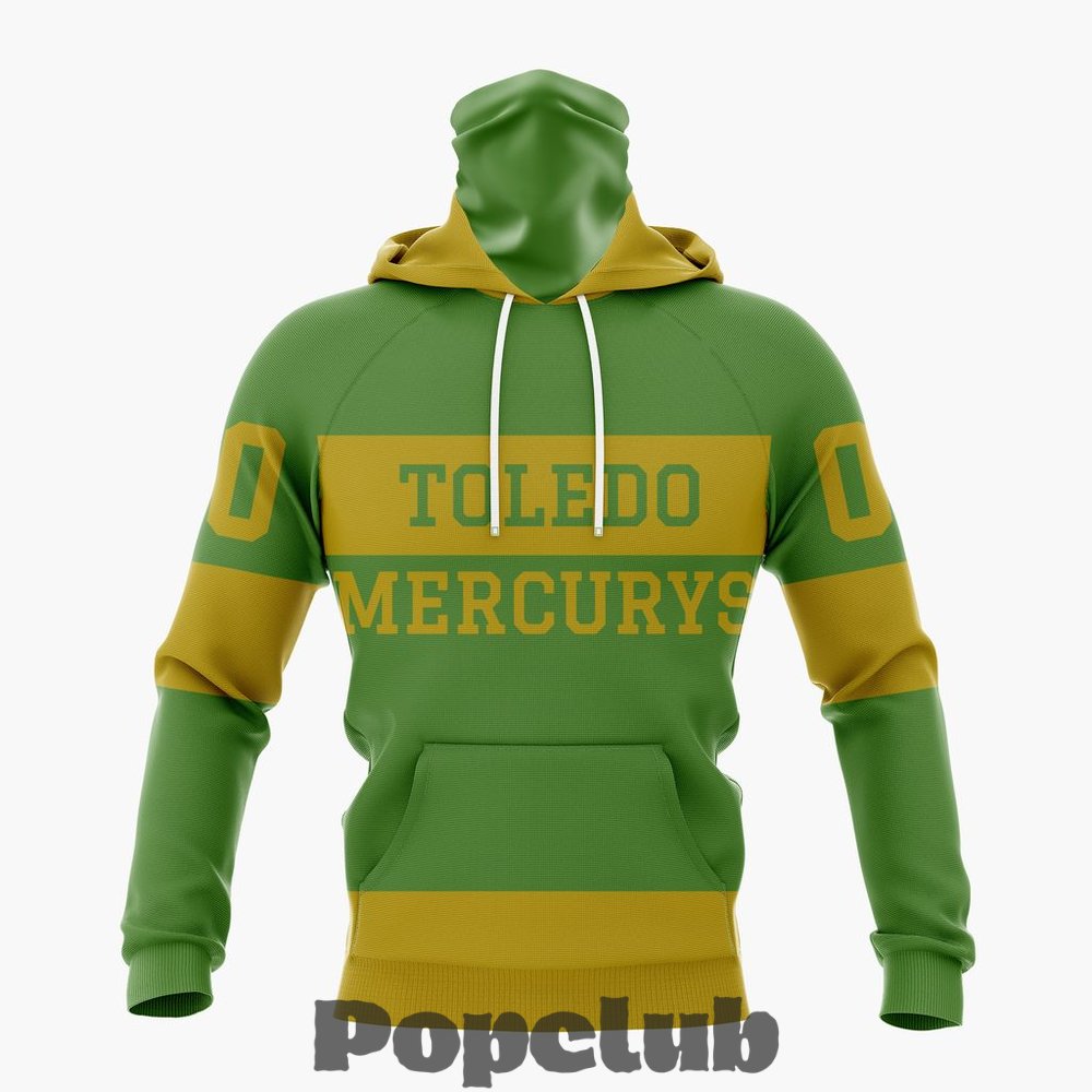 Toledo Walleye 2026-27 Personalized 1952 Mercurys Throwback Design Hoodie Toledo Walleye 2026-27 Personalized 1952 Mercurys Throwback Design Hoodie