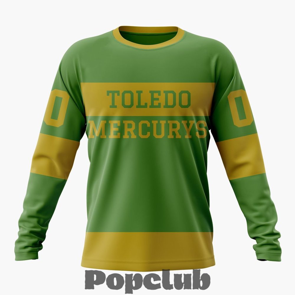 Toledo Walleye 2026-27 Personalized 1952 Mercurys Throwback Design Hoodie Toledo Walleye 2026-27 Personalized 1952 Mercurys Throwback Design Hoodie
