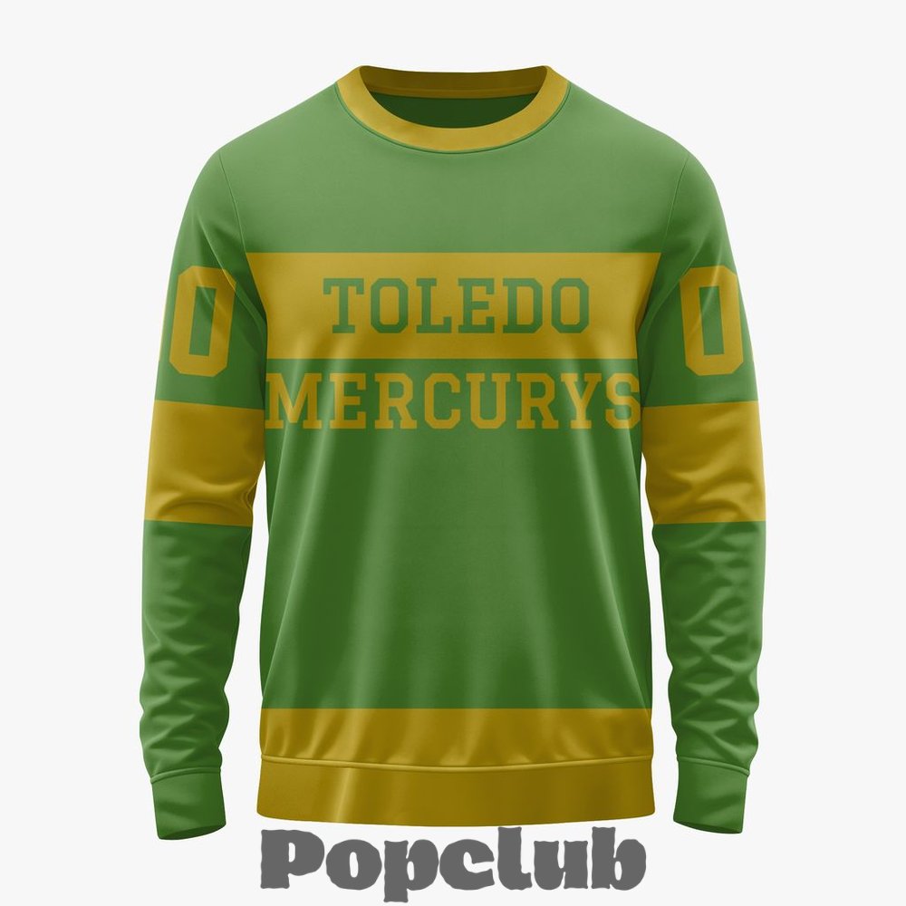 Toledo Walleye 2026-27 Personalized 1952 Mercurys Throwback Design Hoodie Toledo Walleye 2026-27 Personalized 1952 Mercurys Throwback Design Hoodie