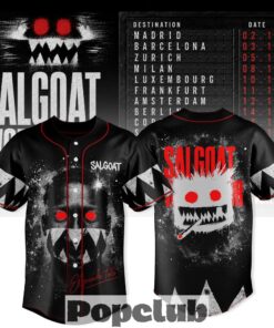 ElGrandeToto Salgoat Monster Graphic Baseball Jersey
