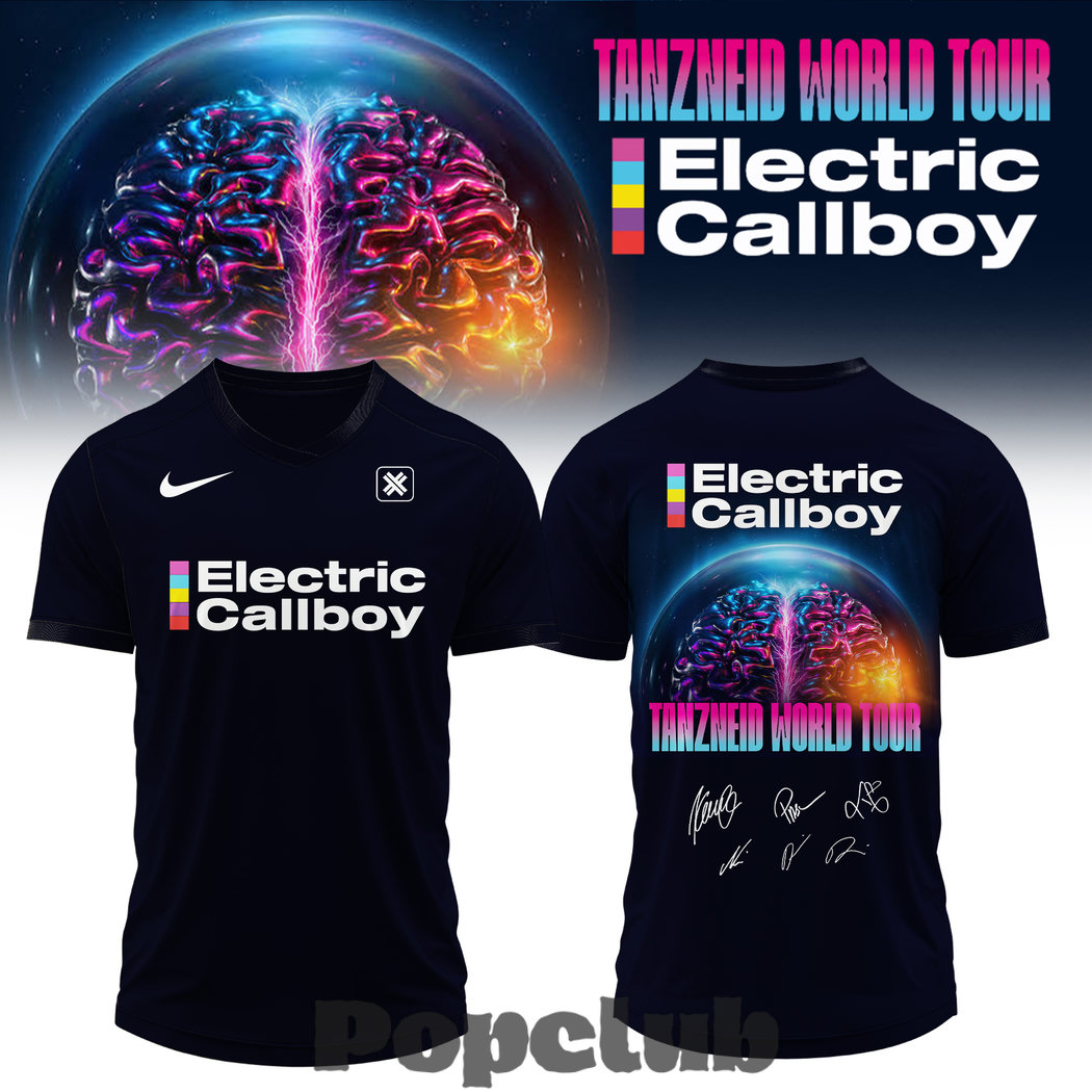 Electric Callboy “Tanzneid World Tour” 2026 Signature Football Jersey Electric Callboy “Tanzneid World Tour” 2026 Signature Football Jersey