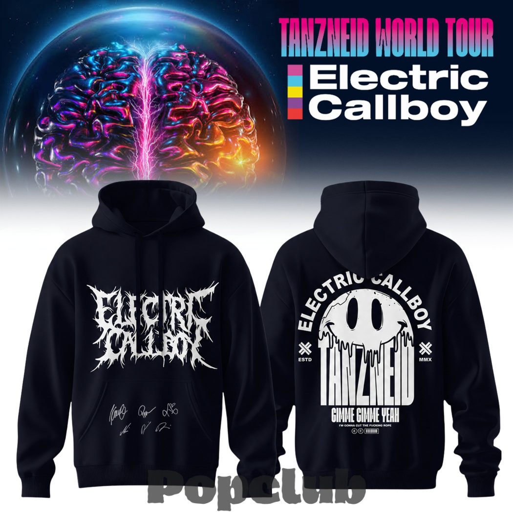 Electric Callboy “Tanzneid World Tour” 2026 Signature Hoodie Electric Callboy “Tanzneid World Tour” 2026 Signature Hoodie