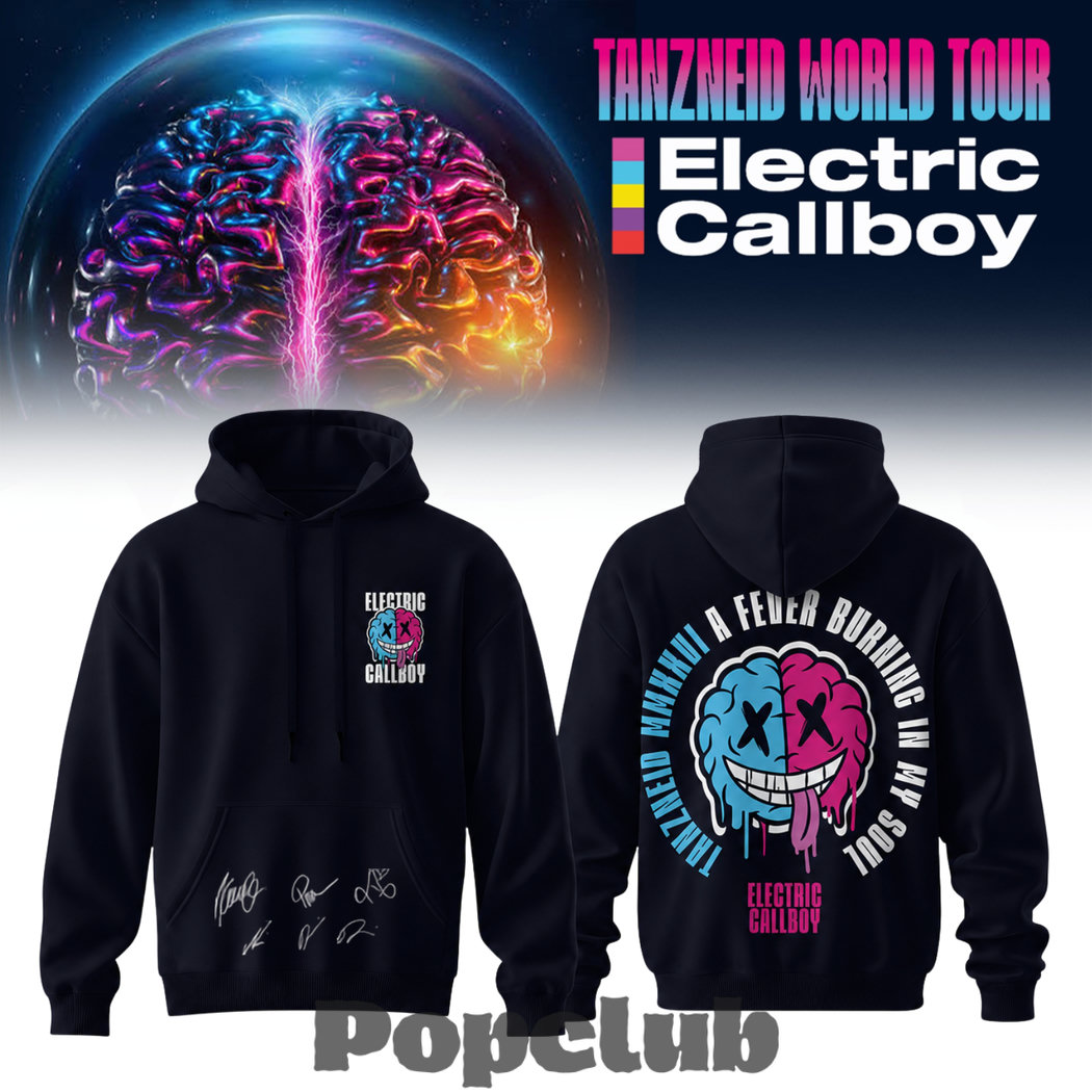 Electric Callboy “Tanzneid World Tour” 2026 Signature Hoodie Electric Callboy “Tanzneid World Tour” 2026 Signature Hoodie