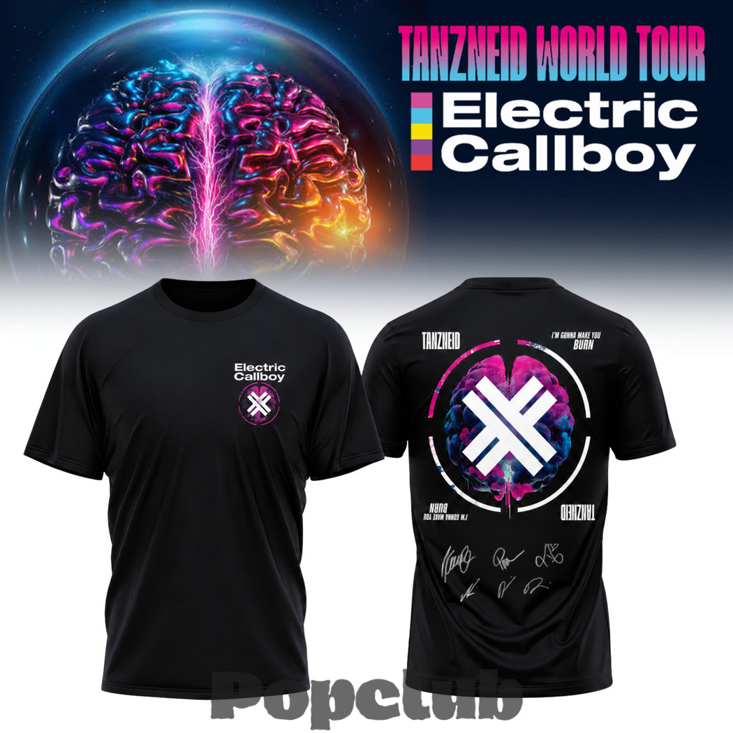 Electric Callboy “Tanzneid World Tour” 2026 Special T-Shirt Electric Callboy “Tanzneid World Tour” 2026 Special T-Shirt