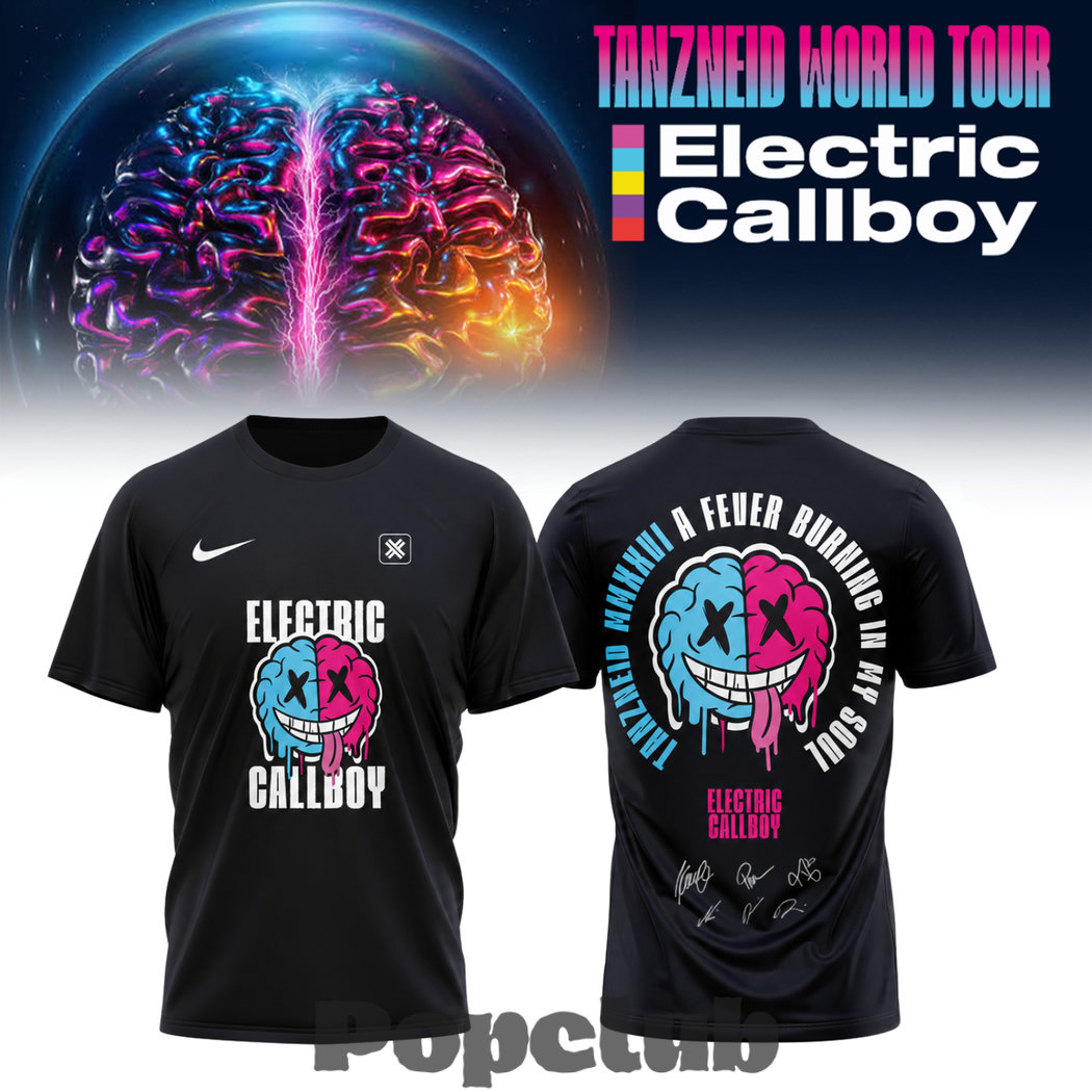 Electric Callboy “Tanzneid World Tour” 2026 Special T-Shirt Electric Callboy “Tanzneid World Tour” 2026 Special T-Shirt