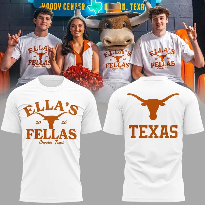 Ella’s Fellas x Texas Longhorns T-Shirt Ella’s Fellas x Texas Longhorns T-Shirt