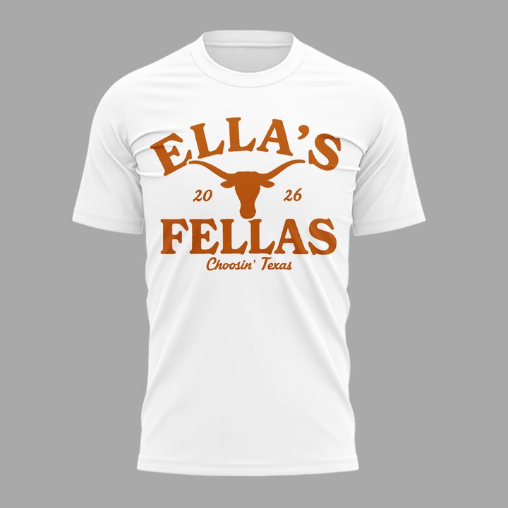 Ella’s Fellas x Texas Longhorns T-Shirt Ella’s Fellas x Texas Longhorns T-Shirt