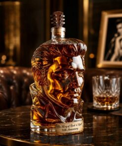 Elvis Presley The King of Rock n Roll 90th Anniversary Whiskey Bottle Elvis Presley The King of Rock n Roll 90th Anniversary Whiskey Bottle