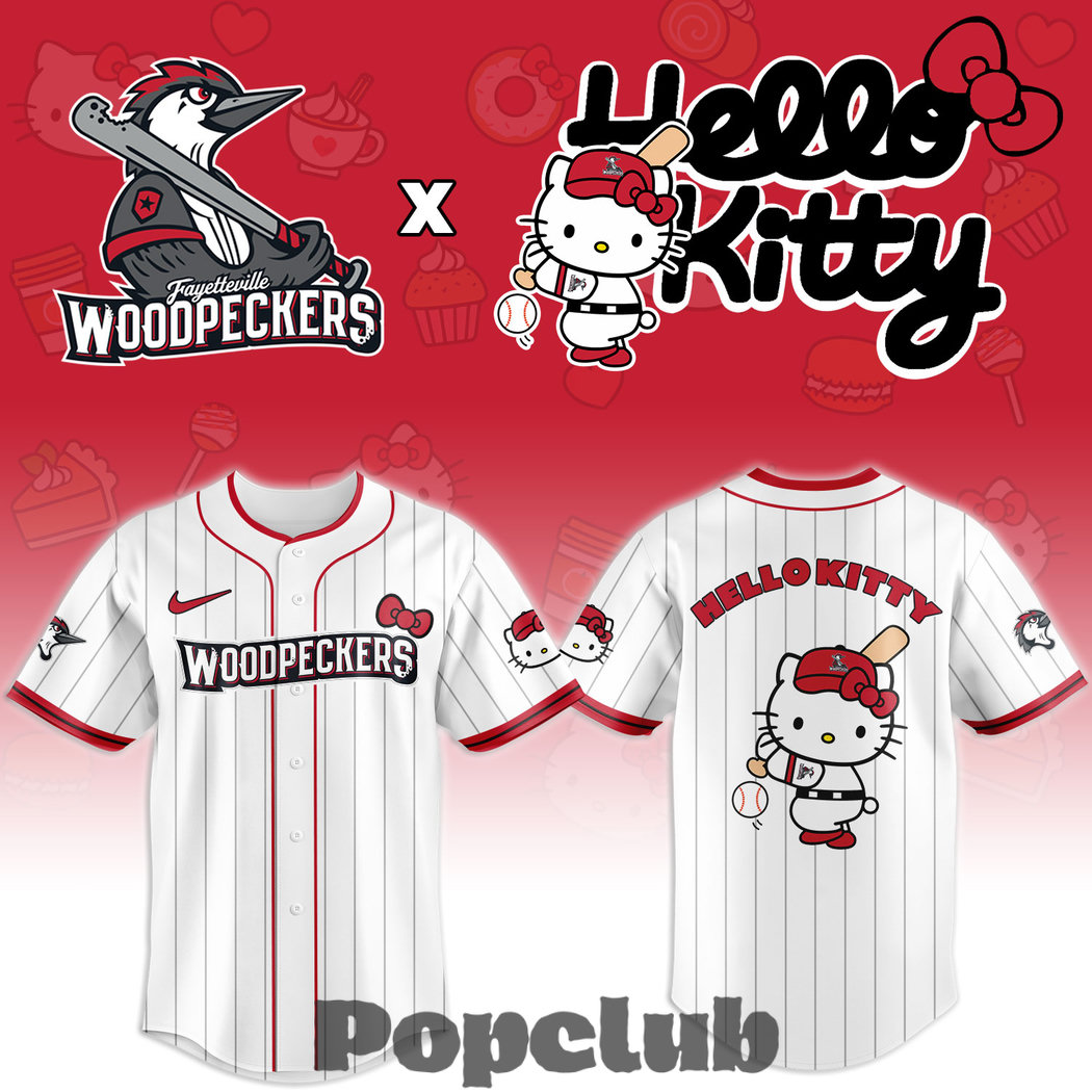 Fayetteville Woodpeckers x Hello Kitty Night Special Jersey Fayetteville Woodpeckers x Hello Kitty Night Special Jersey