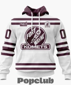 Fort Wayne Komets Personalized 1952 Throwbacks Design Hoodie