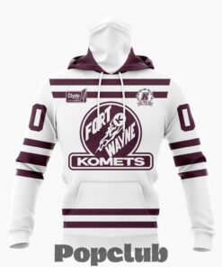 Fort Wayne Komets Personalized 1952 Throwbacks Design Hoodie